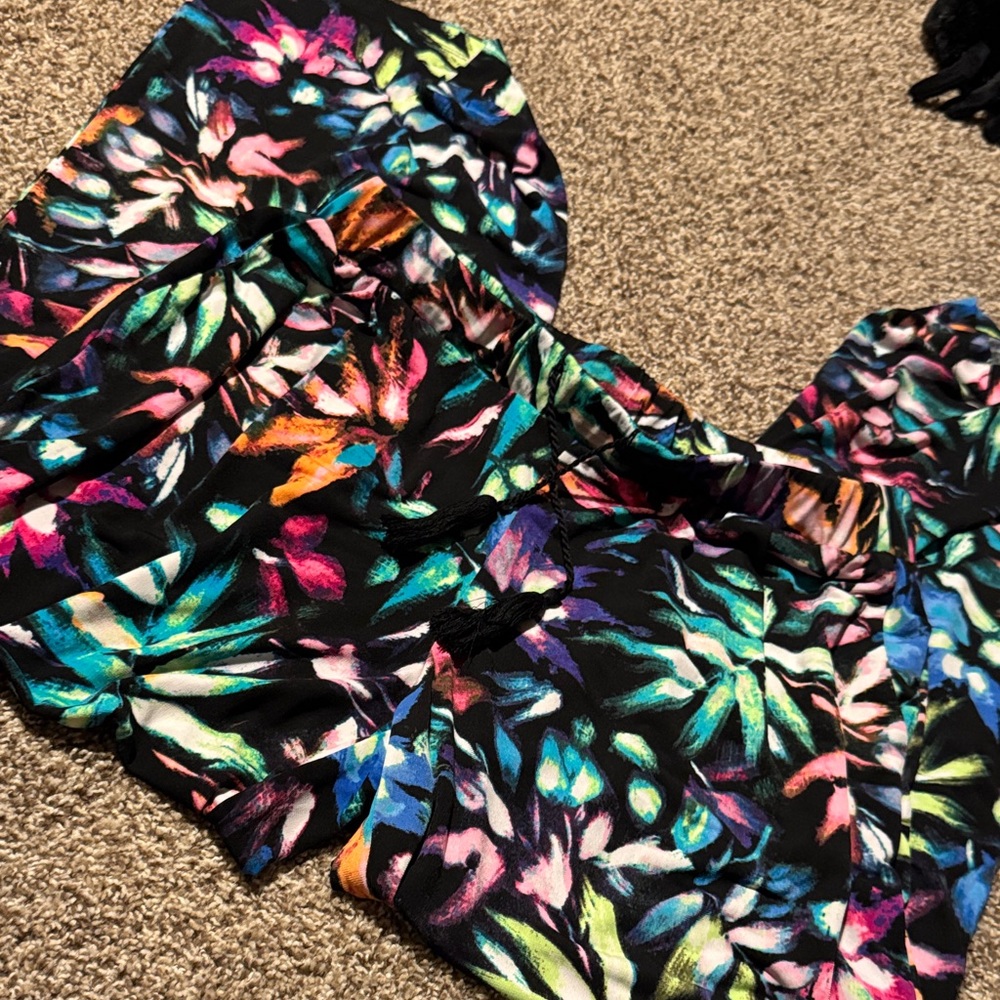 Rafaella Comfort Multicolor Abstract Print Sleep or Lounge Pants (PL) - EUC!